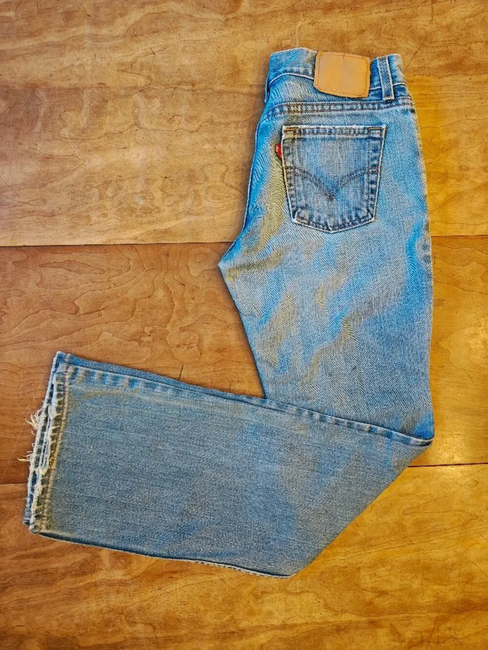 Levi's Premium Denim 518 Superlow 100 percent cotton Made in USA Vintage 2001